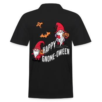 Déguisement de dernière minute Gnome-Oween heureux - Polo Homme - noir - Dos - Kai (181cm)