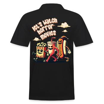 Yummy Drôle Halloween Design Films d’horreur - Polo Homme - noir - Dos - Kai (181cm)