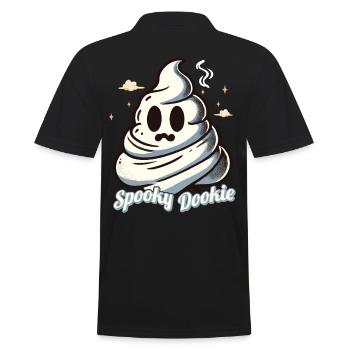 Drôle Effrayant Dookie Caca Pile Fantôme - Polo Homme - noir - Dos - Kai (181cm)