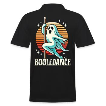 Lustiger Boole-dance Spruch Pole Dance Halloween - Männer Poloshirt - Schwarz - Hinten - Kai (181cm)