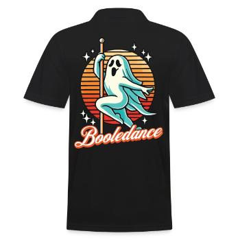 Lustiger Boole-dance Spruch Pole Dance Halloween - Männer Poloshirt - Schwarz - Hinten - Kai (181cm)