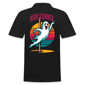 Lustiger Boole-dance Spruch Pole Dance Halloween - Männer Poloshirt - Schwarz - Hinten - Kai (181cm)