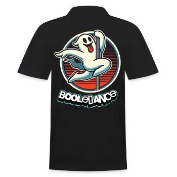 Lustiger Boole-dance Spruch Pole Dance Gespenst - Männer Poloshirt - Schwarz - Hinten - Kai (181cm)