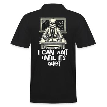 Drôle Enseignant Halloween Sarcasme Dire Design - Polo Homme - noir - Dos - Kai (181cm)