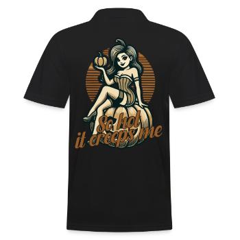tellement chaud que ça me fait peur Lustiger Halloween Spruch - Polo Homme - noir - Dos - Kai (181cm)