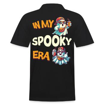 Dans mon époque effrayante : les fantômes d’Halloween - Polo Homme - noir - Dos - Kai (181cm)