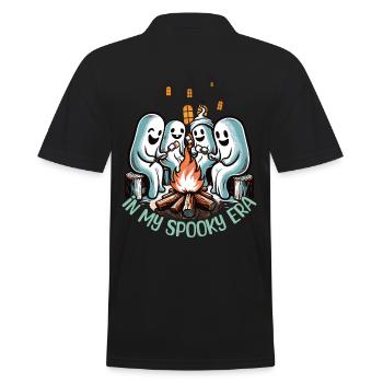Halloween Geister In Meiner Spooky Ära - Männer Poloshirt - Schwarz - Hinten - Kai (181cm)