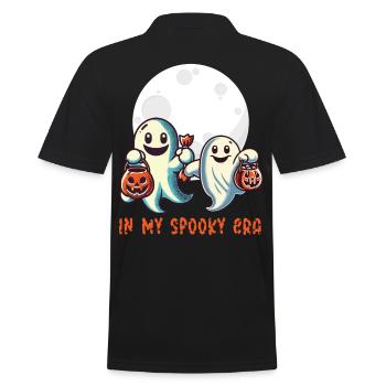 Les fantômes d’Halloween à mon époque effrayante - Polo Homme - noir - Dos - Kai (181cm)