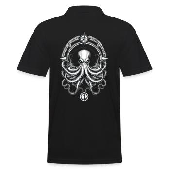 Octopus Sea Monster Hobby Pêcheur Marin - Polo Homme - noir - Dos - Kai (181cm)