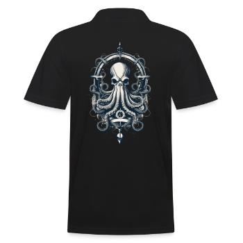 Octopus Sea Monster Hobby Pêcheur Marin - Polo Homme - noir - Dos - Kai (181cm)