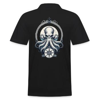 Octopus Sea Monster Hobby Pêcheur Marin - Polo Homme - noir - Dos - Kai (181cm)
