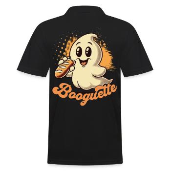 Ghost Baguette Lover Booguette - Polo Homme - noir - Dos - Kai (181cm)