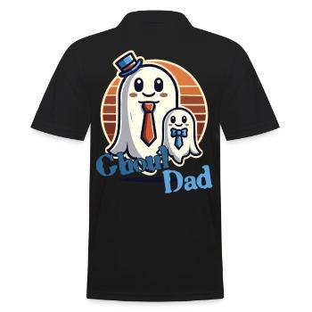Ghoul Dad Drôle Motif Fantôme - Polo Homme - noir - Dos - Kai (181cm)