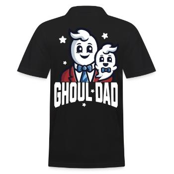 Papa goule pour les fans d’Halloween - Polo Homme - noir - Dos - Kai (181cm)