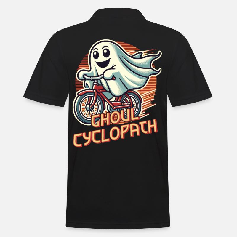 Ghoul Cyclopathe Ghost Cyclisme - Polo Homme - noir