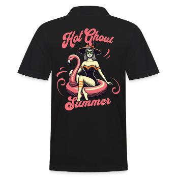 Heiße Ghoul Sommer Spaß Hexe - Männer Poloshirt - Schwarz - Hinten - Kai (181cm)