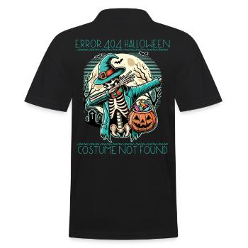 Erreur d’horreur 404 Costume d’Halloween introuvable - Polo Homme - noir - Dos - Kai (181cm)