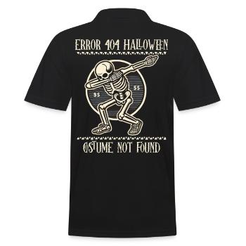 Erreur d’humour 404 Costume d’Halloween introuvable - Polo Homme - noir - Dos - Kai (181cm)