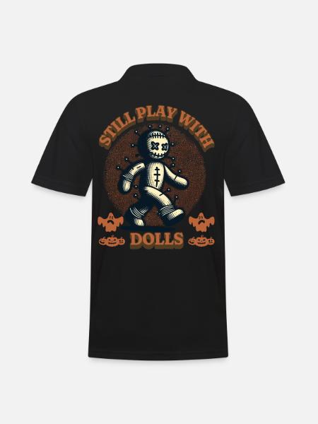 Still Playing With Dolls - Men's Polo Shirt - black