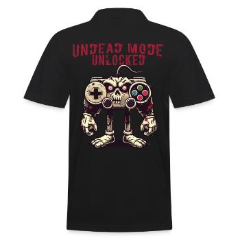 Manette de jeu Zombie : Mode Mort-vivant - Polo Homme - noir - Dos - Kai (181cm)