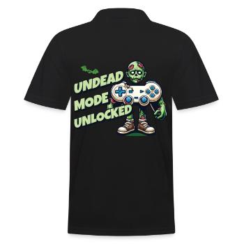 Manette de jeu Zombie : Mode Mort-vivant - Polo Homme - noir - Dos - Kai (181cm)