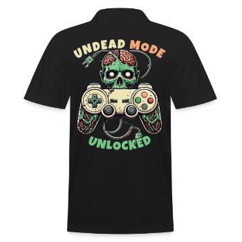 Manette de jeu Zombie : Mode Mort-vivant - Polo Homme - noir - Dos - Kai (181cm)