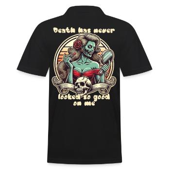 La mort n’a jamais été aussi belle sur moi - Polo Homme - noir - Dos - Kai (181cm)