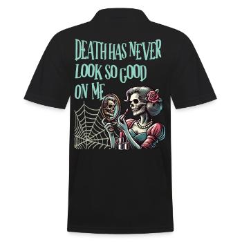 La mort n’a jamais été aussi belle sur moi - Polo Homme - noir - Dos - Kai (181cm)