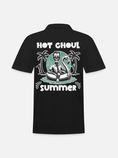 Hot Ghoul Summer Beach Fun - Men's Polo Shirt - black