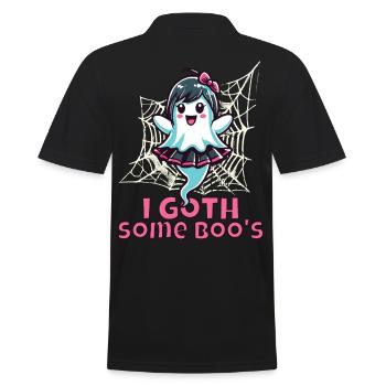 Halloween Goth Mädchen Ich Goth Einige Boo's - Männer Poloshirt - Schwarz - Hinten - Kai (181cm)