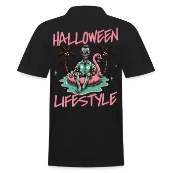Halloween Mode de vie Cool Zombie Pool Party - Polo Homme - noir - Dos - Kai (181cm)