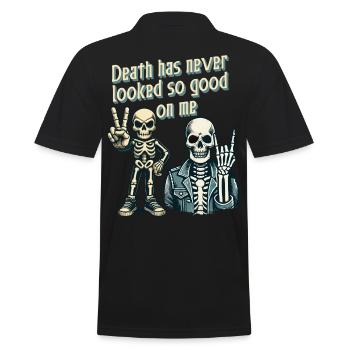 La mort n’a jamais été aussi belle sur moi - Polo Homme - noir - Dos - Kai (181cm)