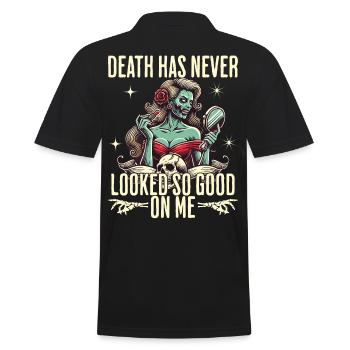 La mort n’a jamais été aussi belle - Polo Homme - noir - Dos - Kai (181cm)