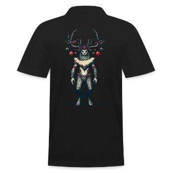 Folklore festif de Noël Krampus - Polo Homme - noir - Dos - Kai (181cm)