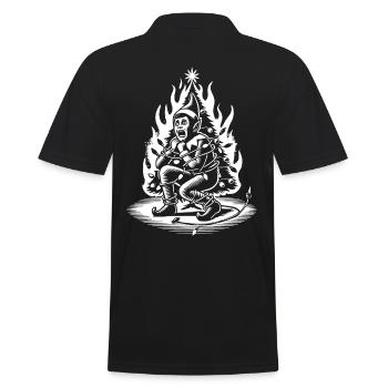 Ruse, Sarcasme, Noël, Elfe, Horreur - Polo Homme - noir - Dos - Kai (181cm)