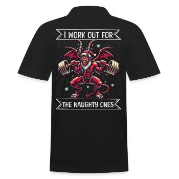 Conception de la formation de motivation de Noël Krampus - Polo Homme - noir - Dos - Kai (181cm)