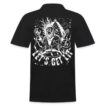 Drôle de Noël let’s get illuminated party look - Polo Homme - noir - Dos - Kai (181cm)