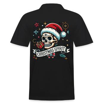 Streetwear Aesthetic Weihnachtsgeist Tattoo Stil - Polo Homme - noir - Dos - Kai (181cm)