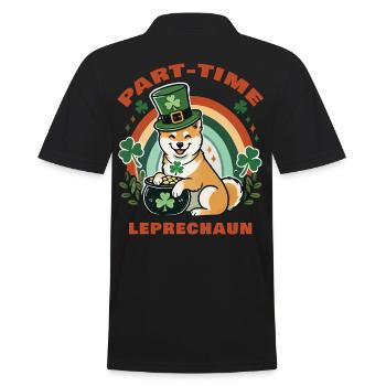 Leprechaun à temps partiel pour la Saint-Patrick - Polo Homme - noir - Dos - Kai (181cm)