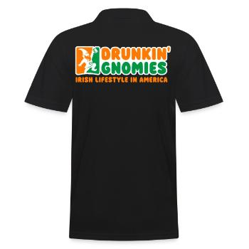 Saint-Patrick Gnomies ivres - Polo Homme - noir - Dos - Kai (181cm)