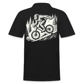 VTT d’aventure avec le vélo Bigfoot - Polo Homme - noir - Dos - Kai (181cm)