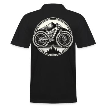 VTT Aventure Vélo Nature - Polo Homme - noir - Dos - Kai (181cm)