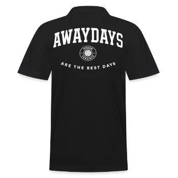Away Days Are The Best Days - Men's Polo Shirt - black - Back - Kai (181cm)
