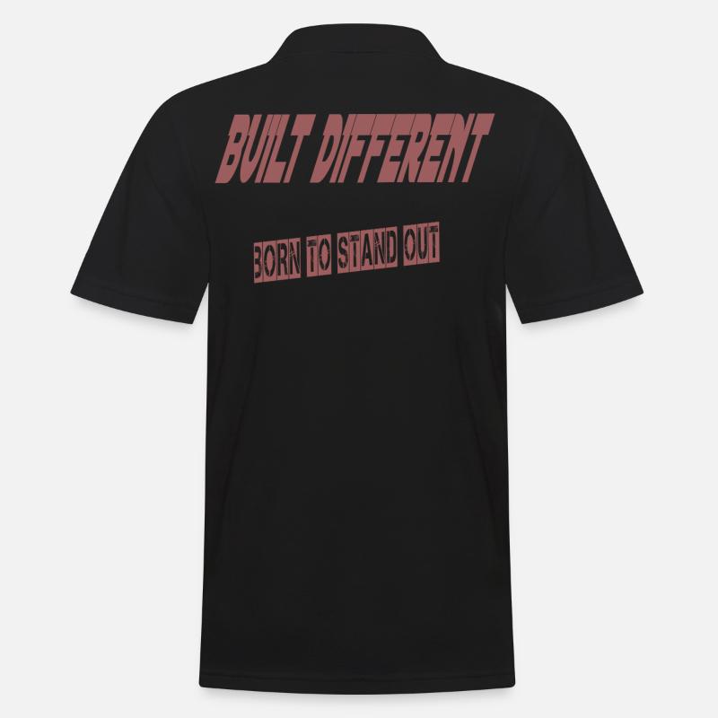 Build Different – Sweat à capuche Born to Stand Out - Polo Homme - noir