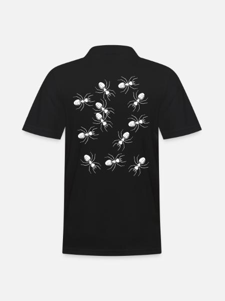 Mieren Mieren Insecten Insecten Ongedierte Fobie - Mannen poloshirt - zwart