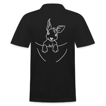 Bébé Marsupial Kangourou Enfants Toddler Animals Zoo - Polo Homme - noir - Dos - Kai (181cm)