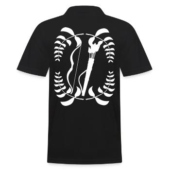 Arc de couronne de Laurier tirer arc à cheval - Polo Homme - noir - Dos - Kai (181cm)
