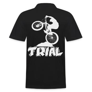 Bike Trial - vélo - Polo Homme - noir - Dos - Kai (181cm)