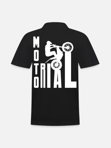 Moto Trial News - Trial Bike Rider - Polo da uomo - nero