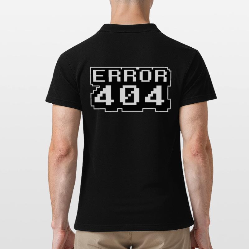 Computer programmierer Internet - Fehler 404 Männer Poloshirt